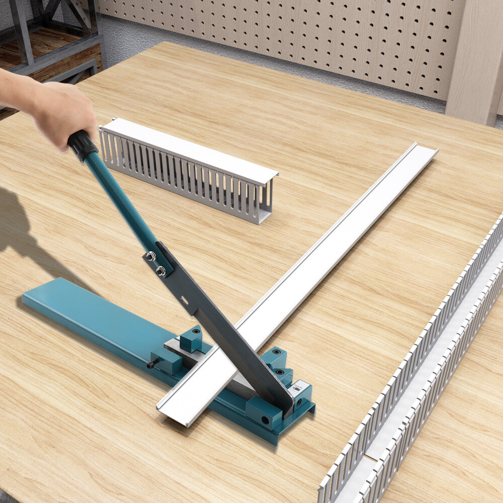 PVC Trunking Cutter Manual Plastic Wiring Duct Angle Adjustable Cutting Machine