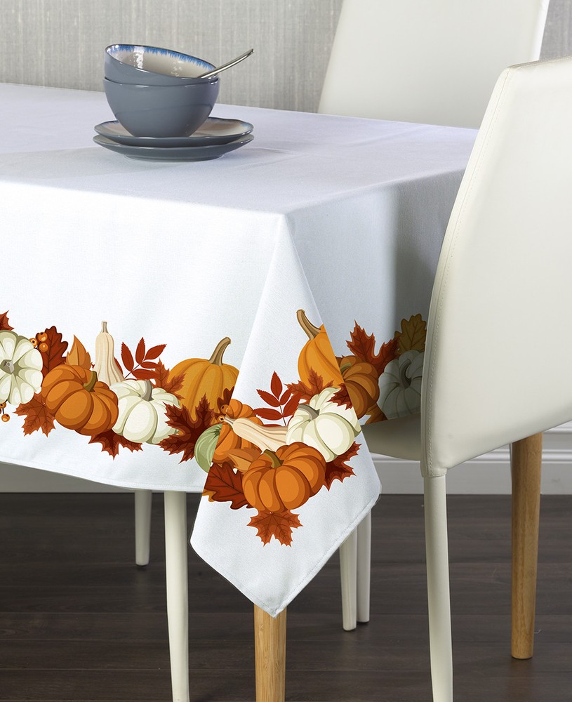Pumpkin Border Tablecloths - Assorted Sizes!
