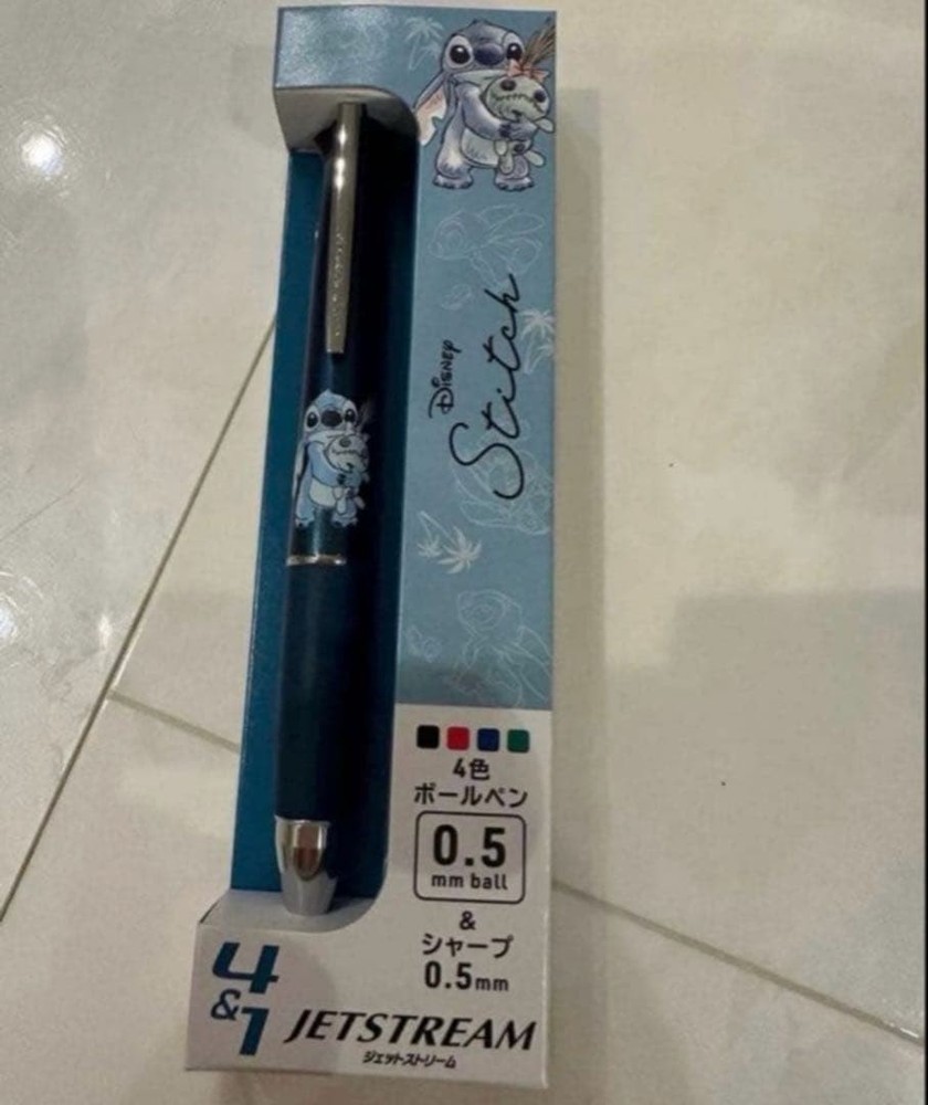 Stitch & Scrump Jetstream Multifunction Pen 4 & 1 0.5 #2e58bd