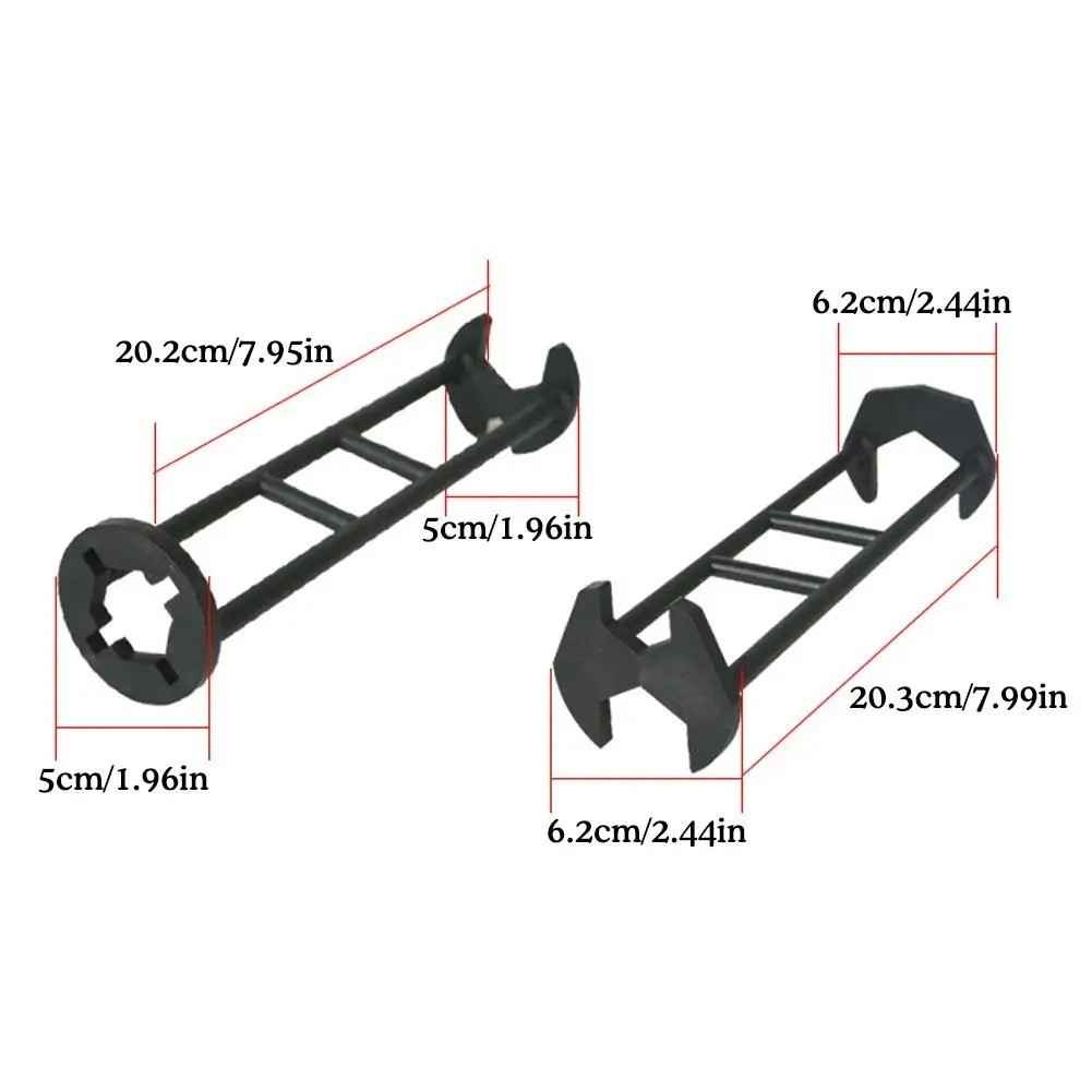 Multifunctional Sink Wrench Set, 2-Pack Basin and Faucet Wrench Tool with Fou...