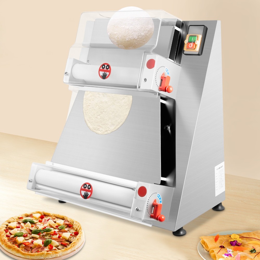 Electric Dough Roller Sheeter Pastry Pizza Maker Press Making Machine 4"-16"