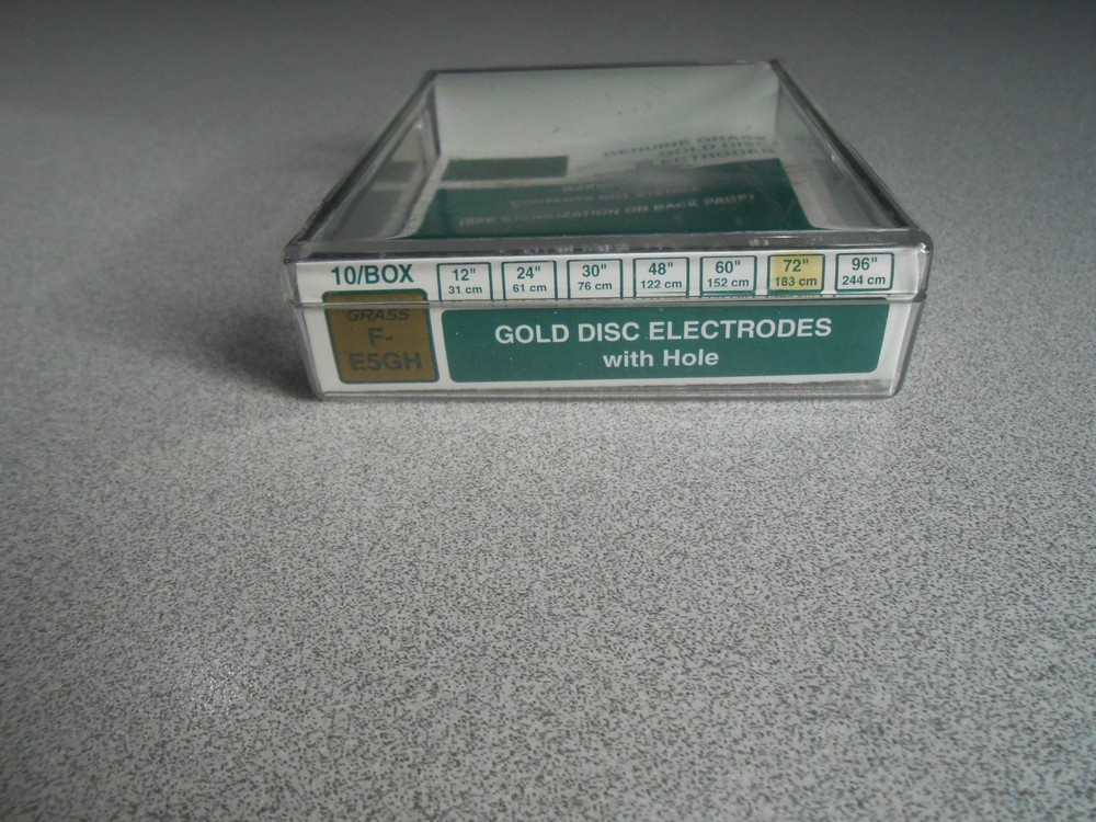~~F-E5GH GENUINE GRASS GOLD DISC ELECTRODES- case only~~