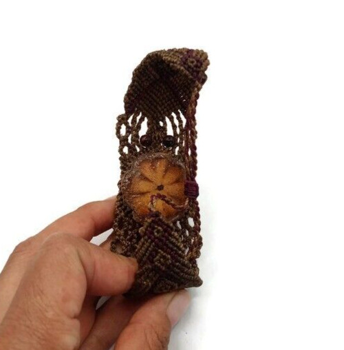 Unisex Bracelet Woven Macrame Thread Water Resistant Cusco