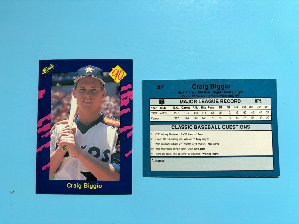 U Pick from 40+ Different Craig Biggio items