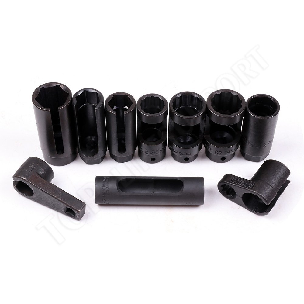 Oxygen Sensor Socket Set Sensor Oil Pressure Sending Unit Remover 10 PCS