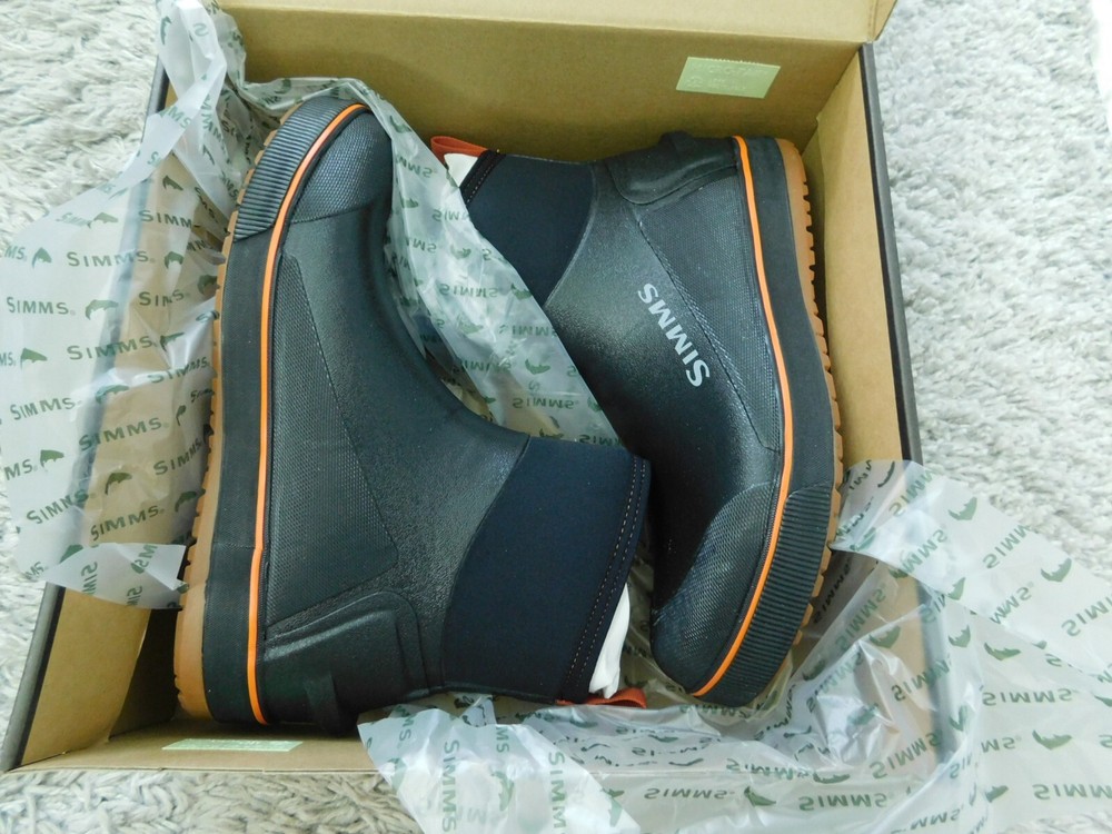 Simms Challenger 7" Deck Boot-13 Black