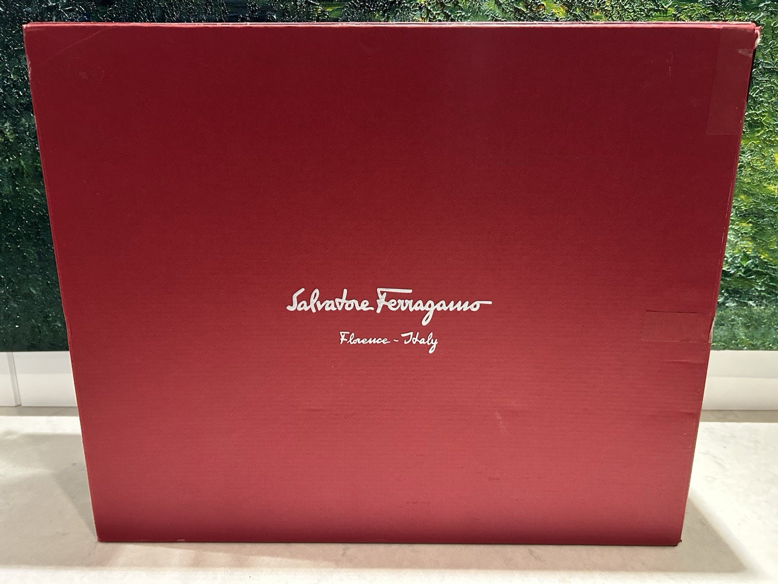 Salvatore Ferragamo large empty box 18Lx15hx5.5w