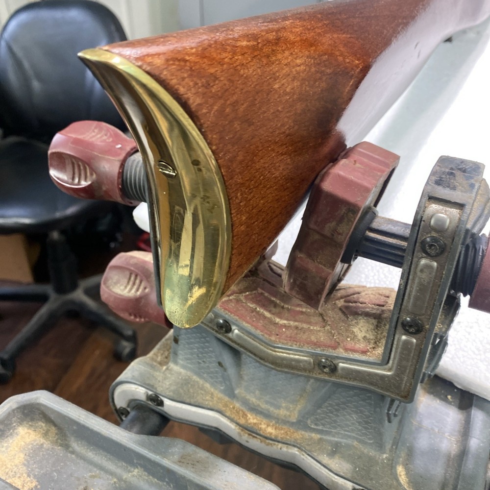 CVA Hawken Muzzleloader Stock 15/16” Complete with Engraved Lock.