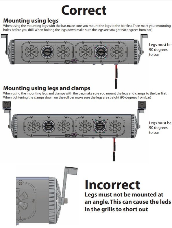 Bazooka 16in G3 Party Bar Soundbar 450W UTV ATV Golf Cart BPB16-G3