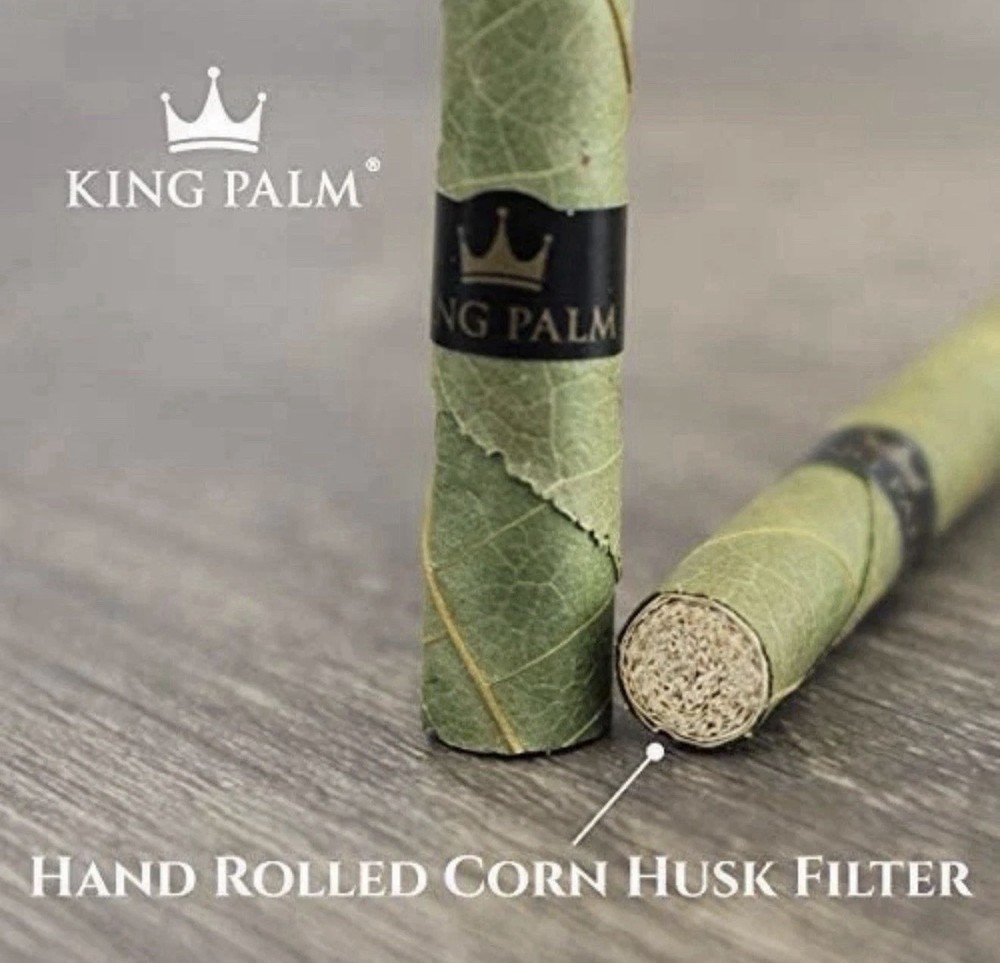 King Palm Mini Rolls 10 Pack Natural Palm Leaf Pre Rolled Cones