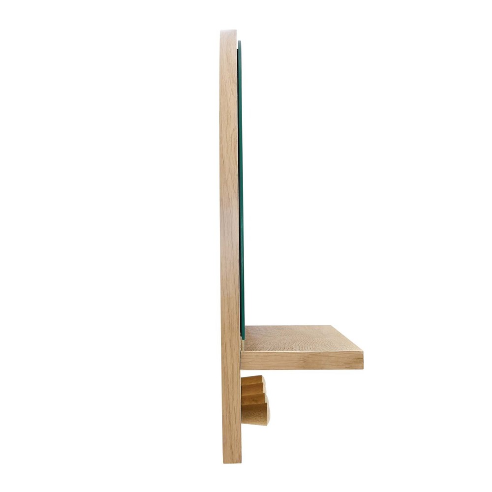 Modway Moonbeam Arched Mirror in Oak
