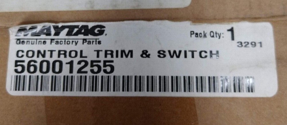 Maytag Microwave Control Trim and Switch 56001255