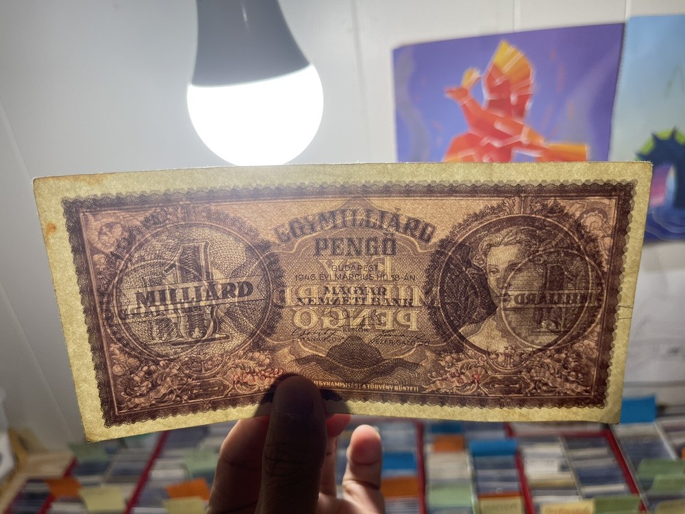 1946 Hungary One Milliard Banknote