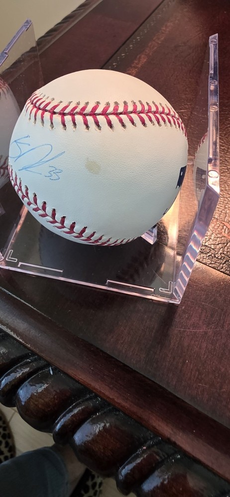 Glendon Rusch #33 signed baseball