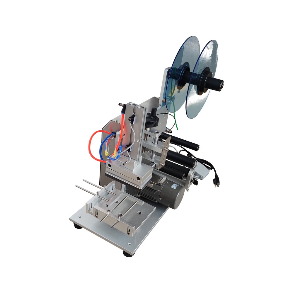 110V Semi-Auto Flat Bottle Labeling Machine Labeler Plane Labeling Machine