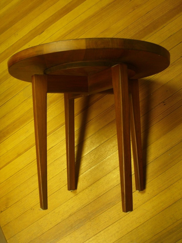 Mid -Century Edward Axel Roffman 24" round coffee table