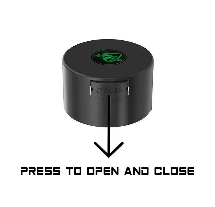 Pack Science Vacuum Herb Spice Jar Container Air Tight Smell UV Proof Plastic