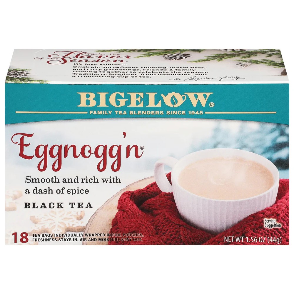 Bigelow Eggnogg'n Tea - 18 Per Box - (1) Box Total