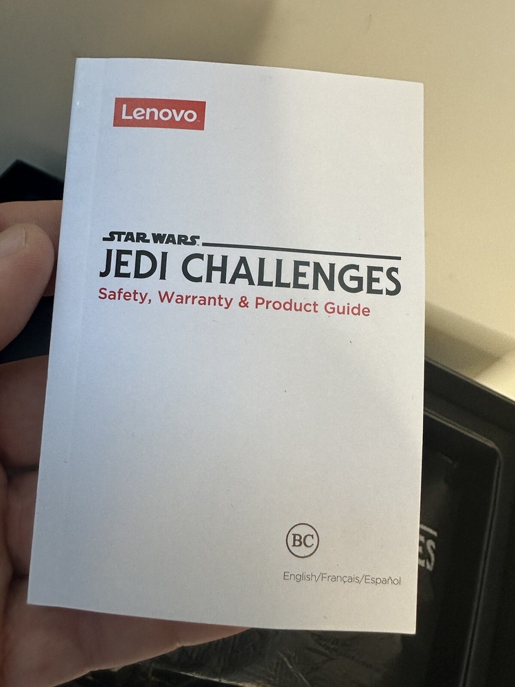 Lenovo Star Wars Jedi Challenges AR Headset w/ Lightsaber Controller Virtual