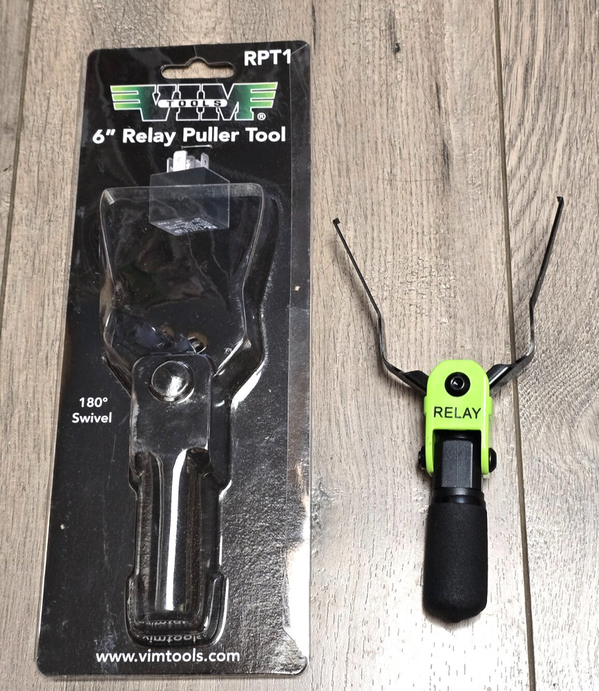 Vim Tools Compact 6" Flex Finger Swivel Relay Puller Tool #RPT1