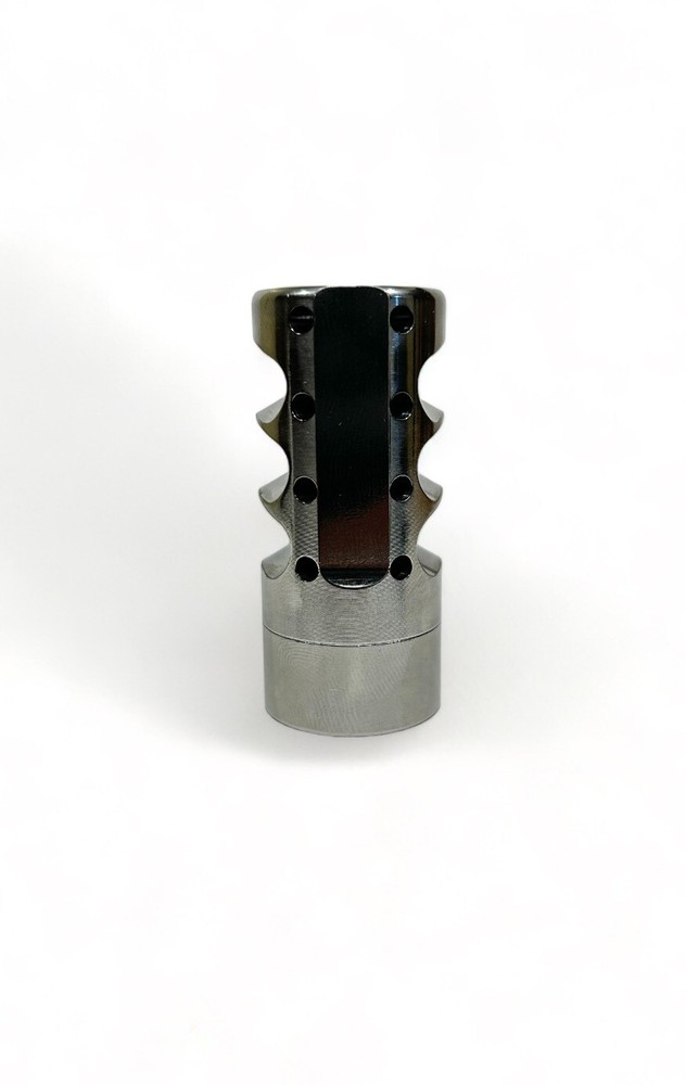 Bruin 3 port Self Timing Muzzle Brake 5/8-24