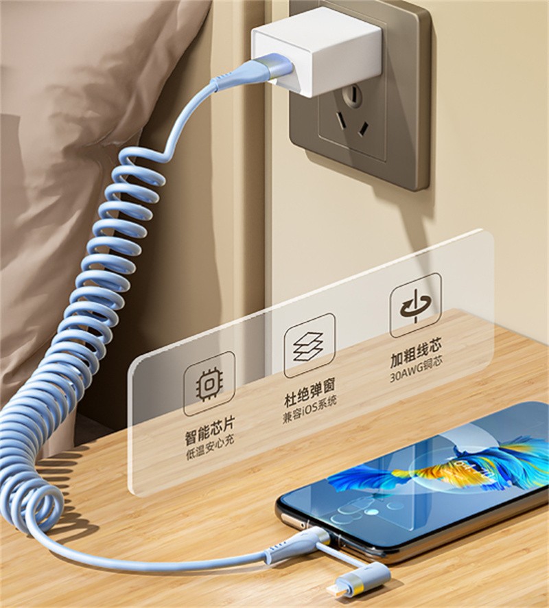 4 IN 1 data Transfer And Fast Charging Cable, Fully Compatible