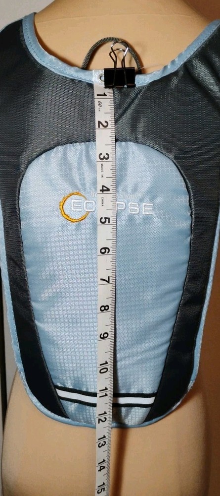 Eclipse Light Blue Water Pouch Backpack NWOT