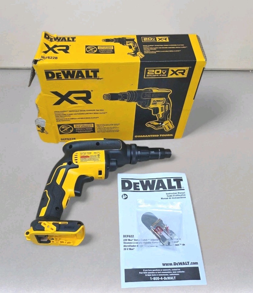 DeWALT DCF622B 20V MAX XR Adjustable Torque Screwgun - Bare Tool