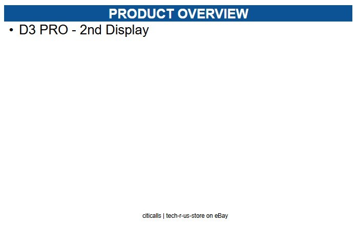 Sunmi Technology C20000099 D3 PRO - 2nd Display