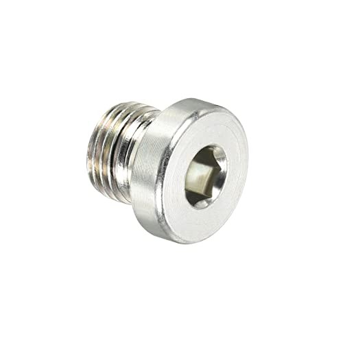 Internal Hex Head Pipe Fitting Plug, Male Thread 45# Steel Socket Plug M10*1 1
