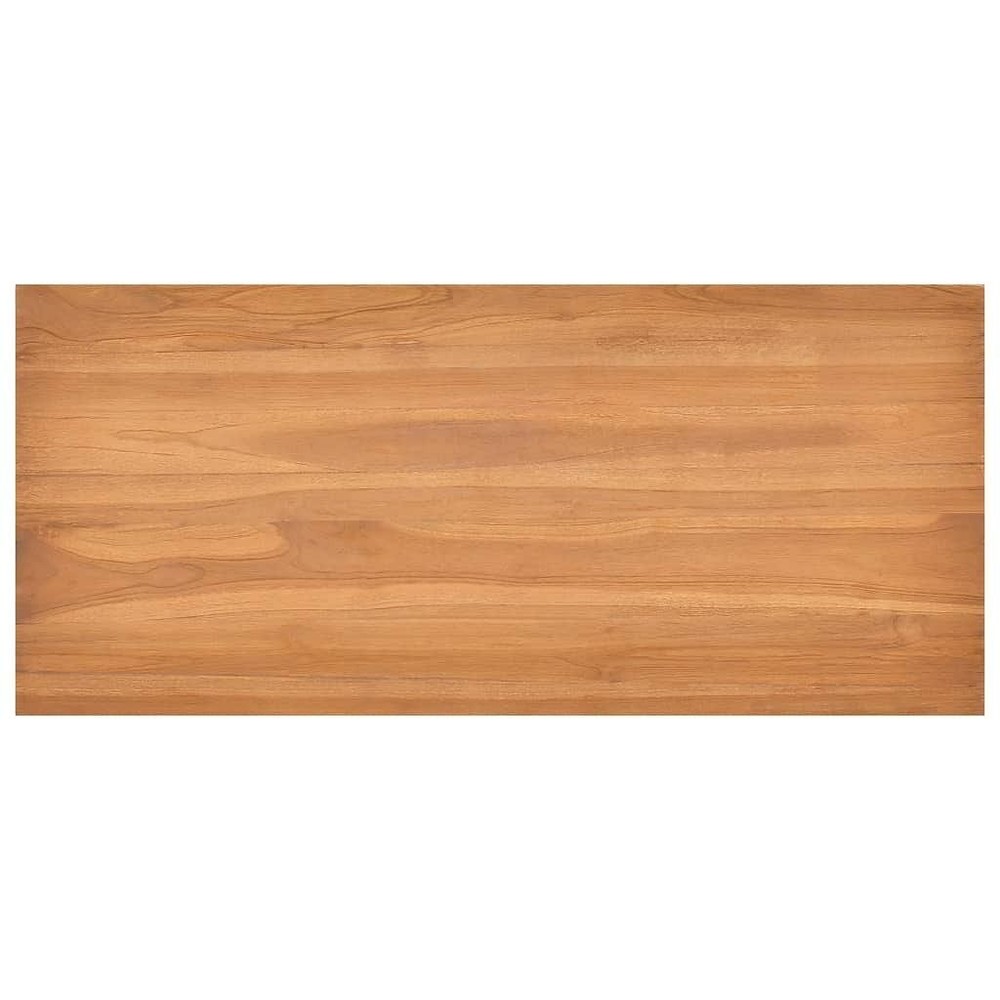 vidaXL Desk 39.4"x17.7"x29.5" Solid Teak Wood