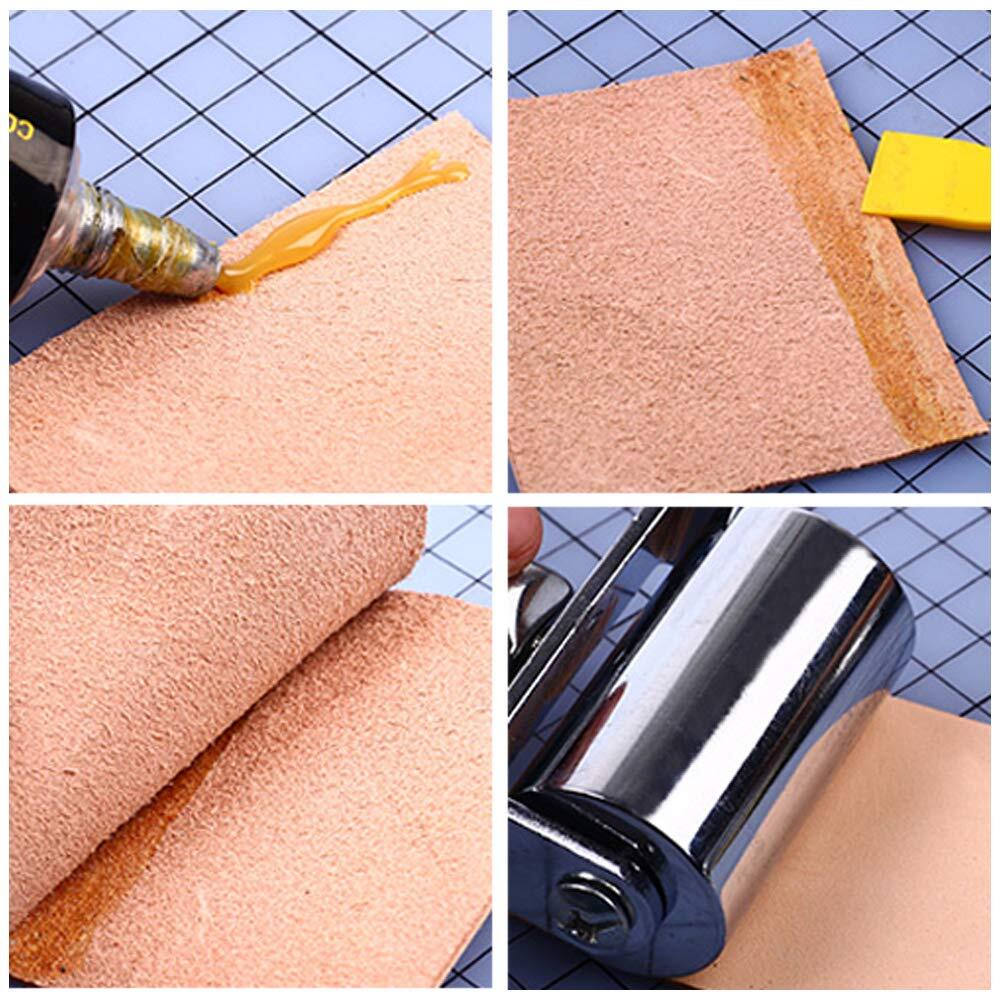 Leather Press Edge Roller Tool 60mm & 26mm Platen Laminating Tool