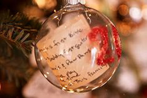 4 glass memory bauble 10cm LARGE table tree centrepiece personal photo wedding