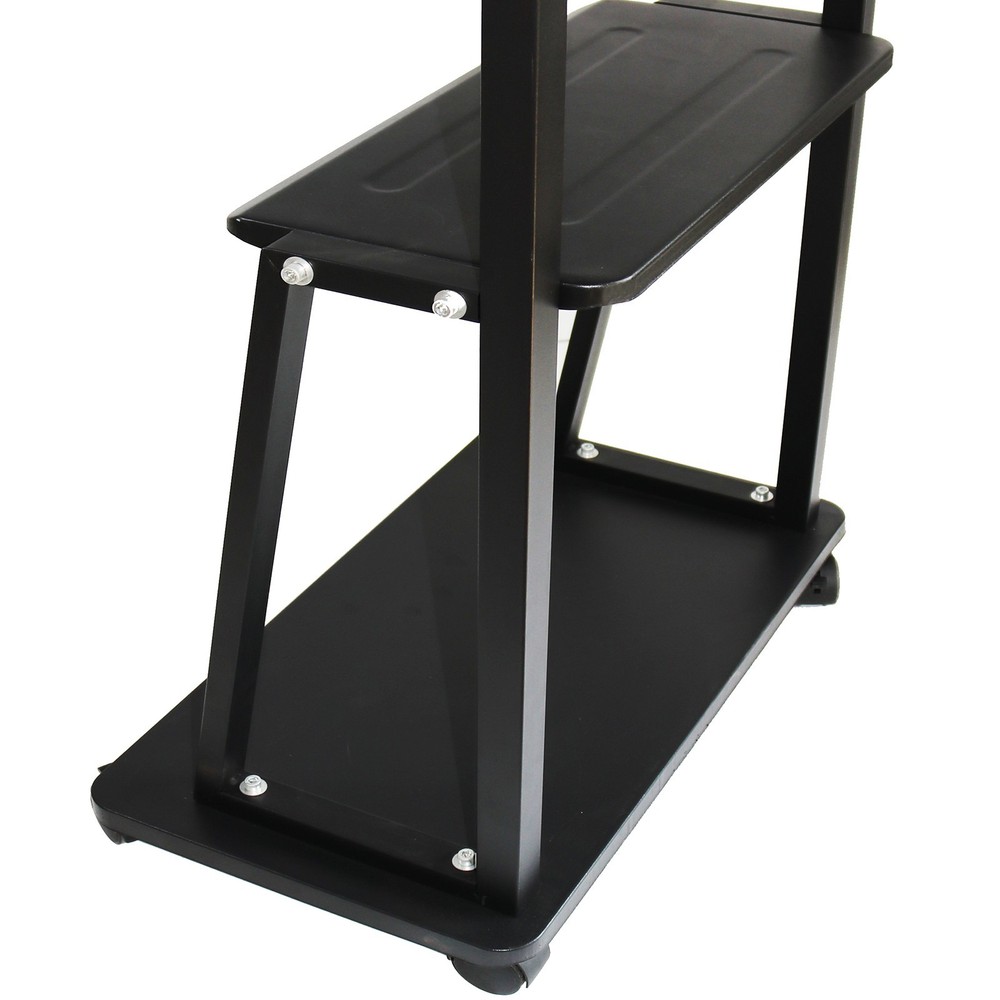 12-Panel Large Freestanding Drying Rack Mobile Vertical and Page-turning Type
