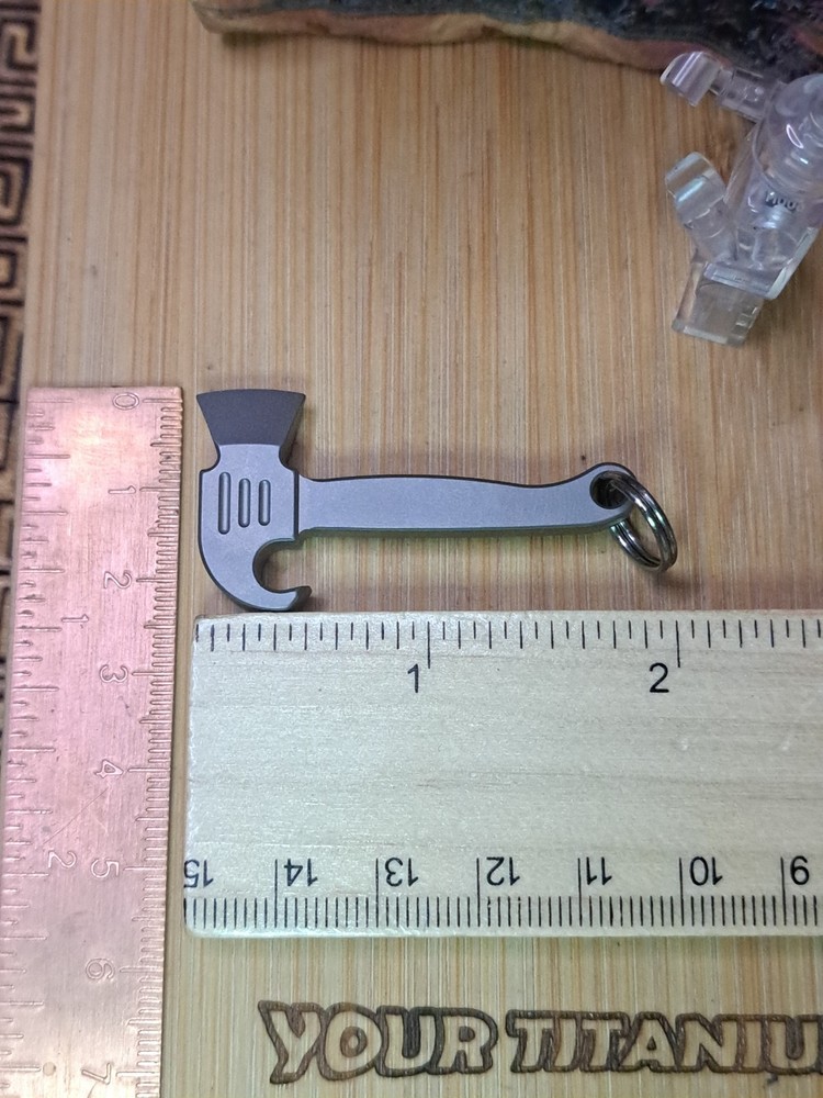 EDC Titanium Alloy Keychain Bottle Opener Multi-Tool