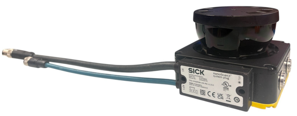 SICK NanoScan3 Pro NANS3-CAAZ30AA1 Laser Scanner w/ System plug Harness