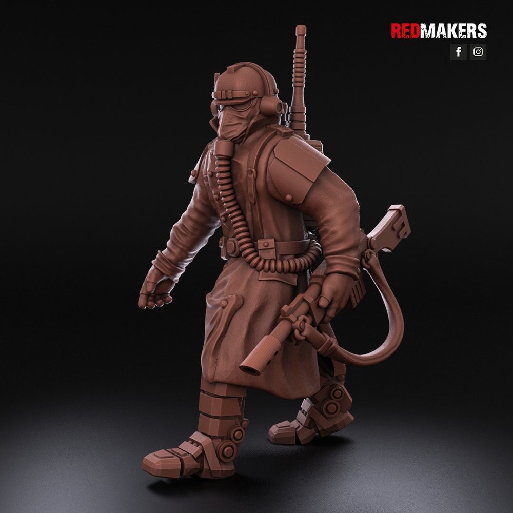 DEATH DIVISION INFANTRY RADIO OPERATOR