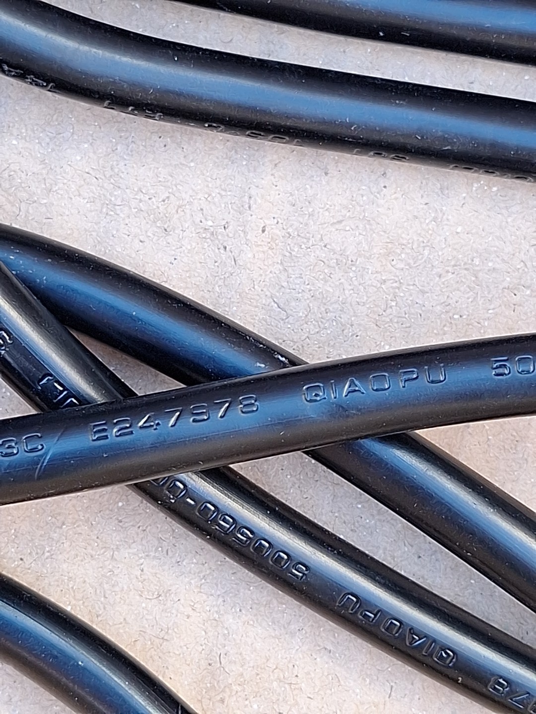 Replacement Power Tool Cord 9 Ft 14/3 14 Gauge 3 Wire 300 Volt SJT w/ Terminals