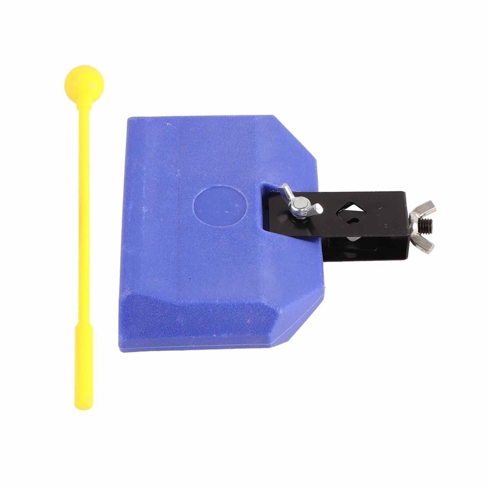 Blue Environmentally Friendly Plastic Percussion Instruments Block Latin Drum