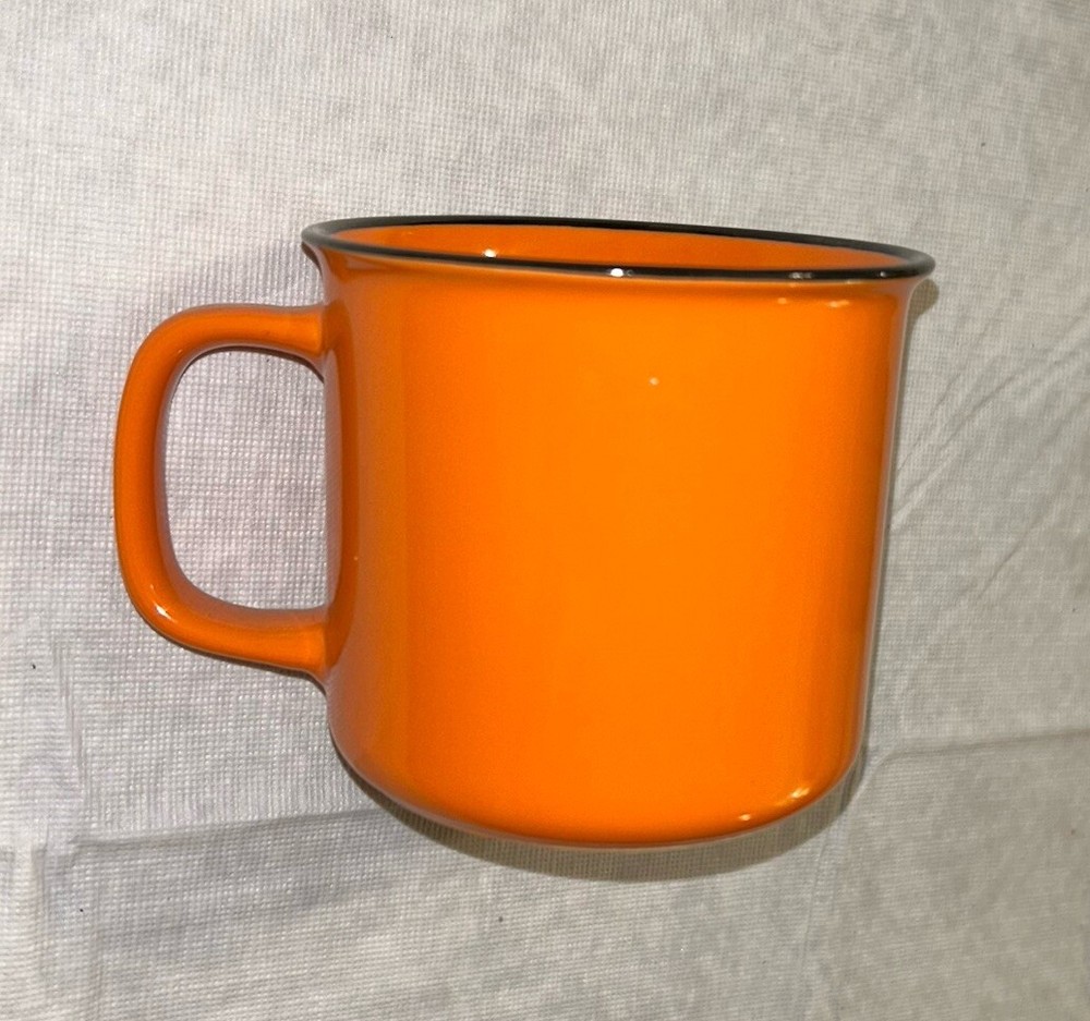Bulleit Bourbon Orange Frontier Whiskey Ceramic Coffee Cup Mug