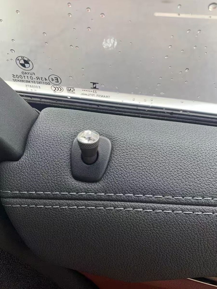 2PCS Crystal Car Interior Door Locking Lock Knob Pull Pins For BMW Mini series