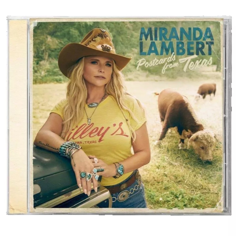 Miranda Lambert Postcards From Texas CD Autographed SIGNED Insert IN HAND