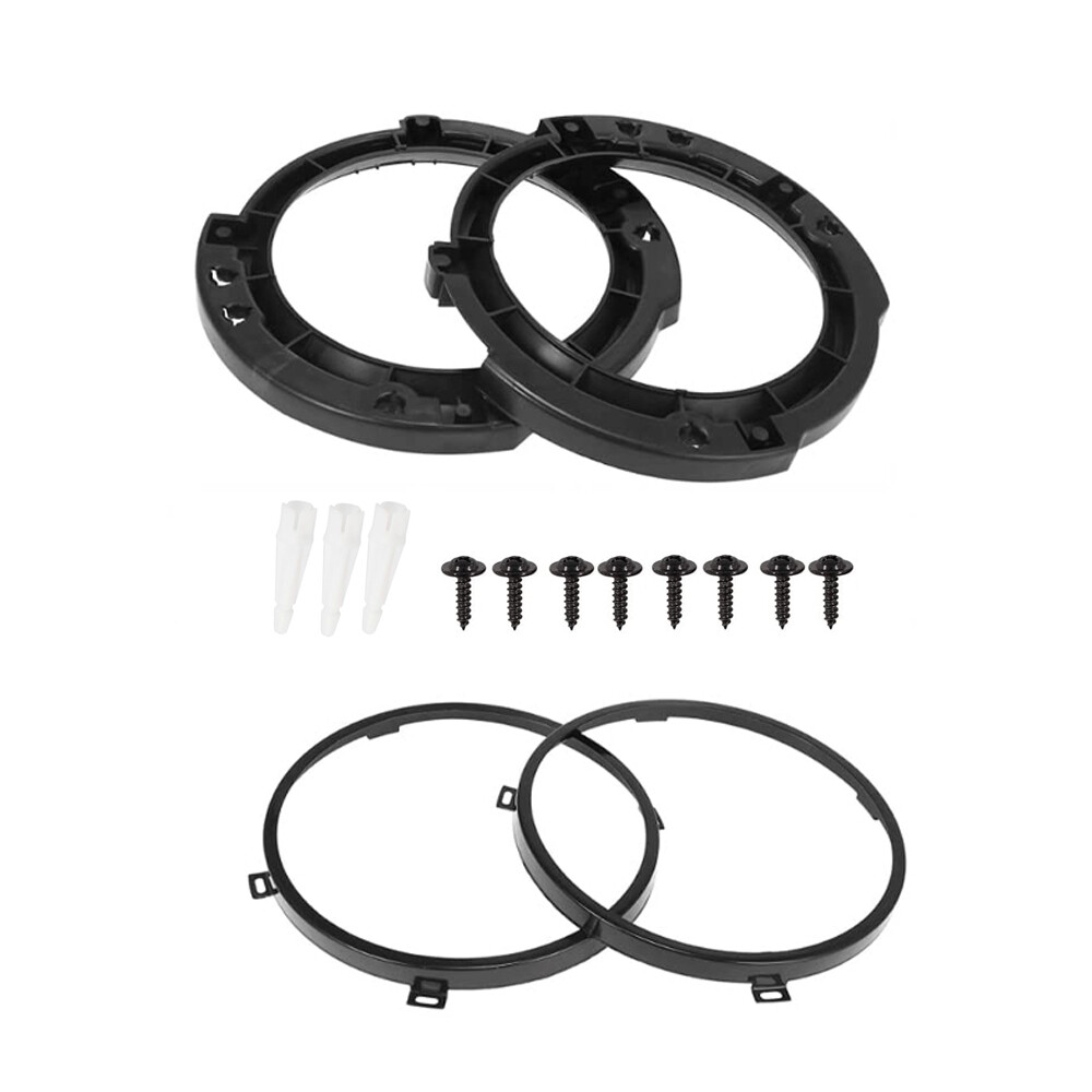 4pcs 7" Headlight Mount Bracket Ring Replacement for 2007-2018 Jeep Wrangler JK