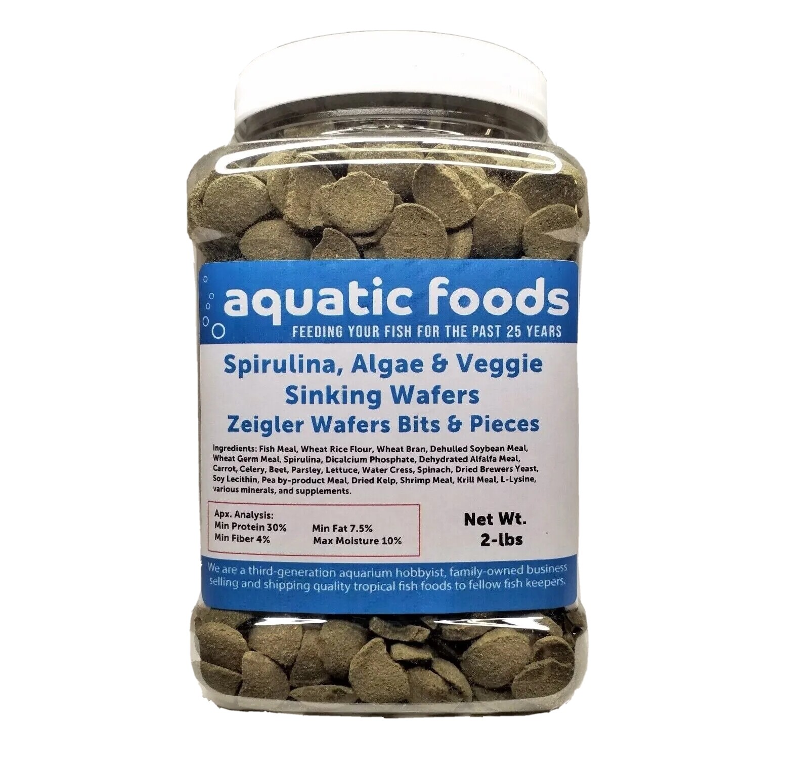 *DISCOUNTED * BITS & PIECES of Sinking Spirulina, Algae, Veggie Zeigler Wafers