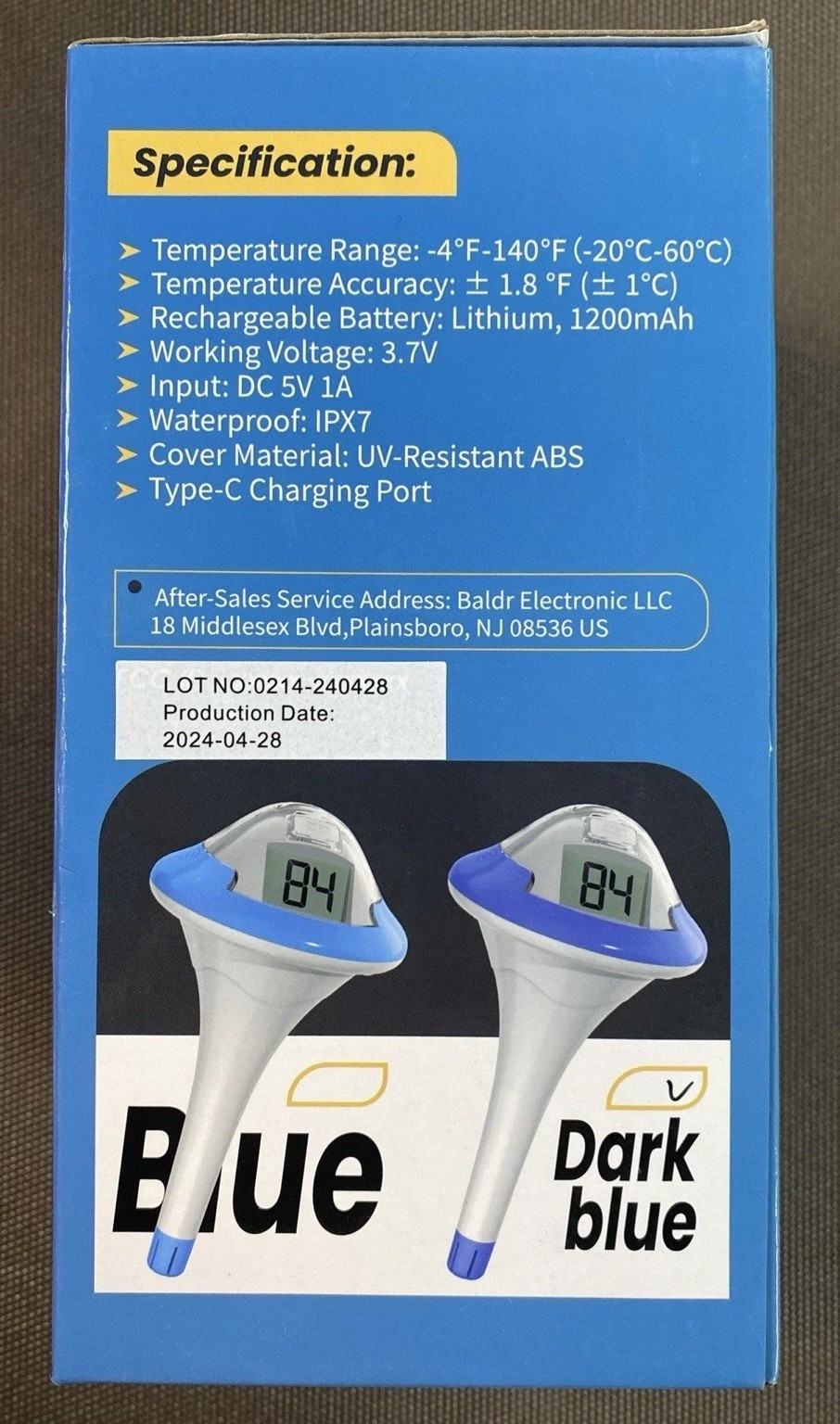 Digital Pool Thermometer