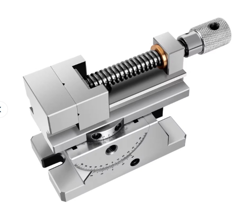 Precision Universal Vise with 360°Rotation Adjustable Angle Tilting Bench Vise