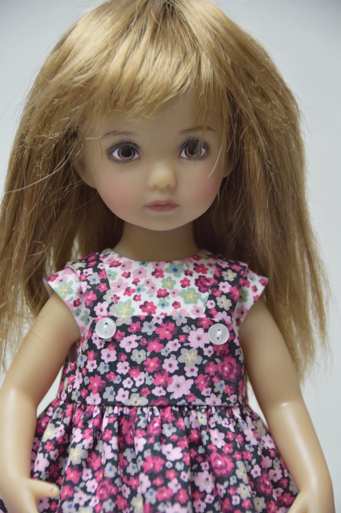 PDF Pattern&Tutorial - Top & Pinafore For Meadow Dumpling & Effner L'il Dreamer