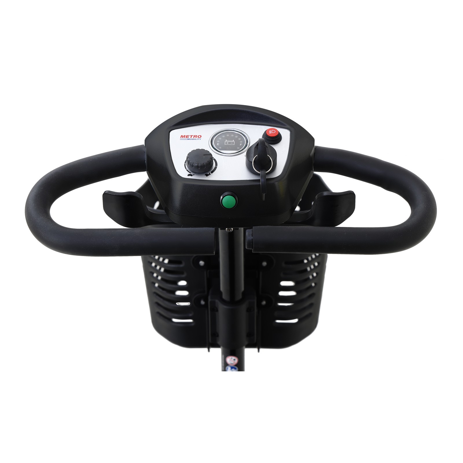 METRO 4 Wheel Travel Mobility Scooter with 300W Motor for Adult-300lbs, Black