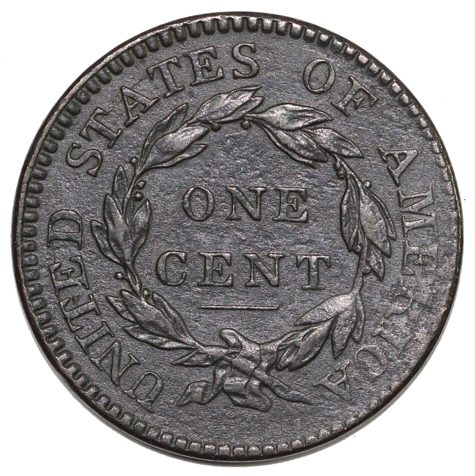 1817 1c N-17 Coronet or Matron Head Large Cent