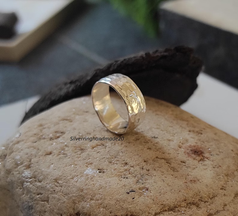 Solid Sterling Silver Band Ring, 925 Sterling Silver, Handmade Ring, All size